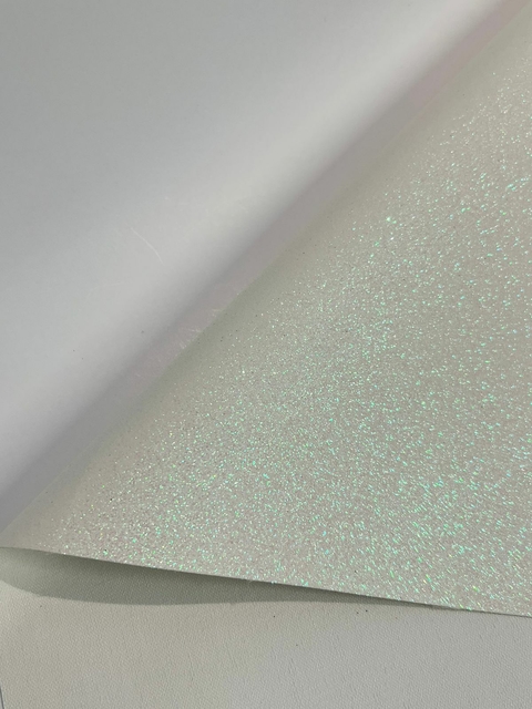 PU GLITTER FINO BRANCO