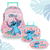 KIT COMPLETO STITCH XEPA MOCHILA RODINHA + LANCHEIRA + ESTOJO BOX INFANTIL ESCOLAR