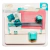 MINI BASE CRIATIVA DIVISORIAS PUNCH BOARD WeR