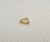 10 un. Argola Triângulo peq folh. a ouro 18K - ARO10 - comprar online