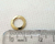 4 un. Argola Aro chapa 10mm folh. a ouro 18K-ARO11 na internet
