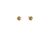 1 par Base colagem pequena folh. ouro18K- BO014