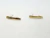1 par Base Filete escovada folh. ouro18K- BO040 na internet