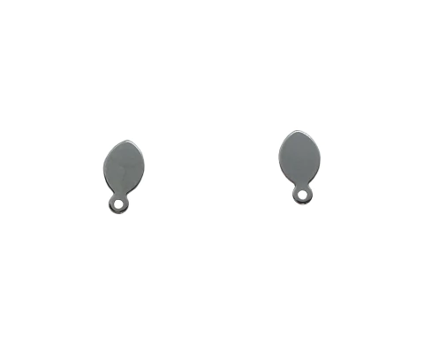 1 par Base Folhinha de aço inox - BA074