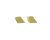 1 par Base Losango escovada folh. ouro18K - BO012