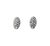 1 par Base Oval Martelada de aço inox - BA097