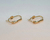 1 par Base Tranqueta Circulo folh. a ouro 18K BO036 na internet