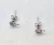1 par Base de brinco de zircônia 6 mm de aço inox - BA099 na internet