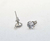 Imagem do 1 par Base de brinco de zircônia 7 mm de aço inox - BA100