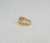 6 un. Contra Argola p lisa folh. ouro 18K - CAO01 - comprar online