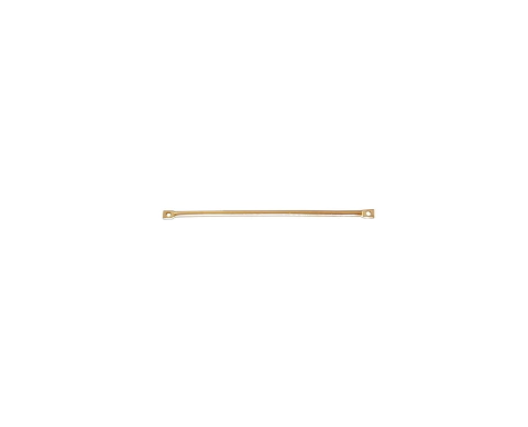 2 un. Extensor palito fio 5,4cm folh.ouro18K-EXO05