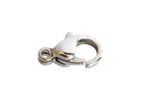 1 un. Fecho Lagosta 12mm de aço inox - FLA03