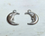 2 un. Pingente Lua Carinha de aço inox - PA085 - comprar online