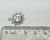 2 uni. Pingente Sol c/ carinha de aço inox - PA079 - Fabulita Acessórios