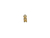 6 un. Terminal Tip quadrado folh. a ouro 18k - TO010
