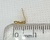 6 un. Terminal Tip quadrado folh. a ouro 18k - TO010 - loja online