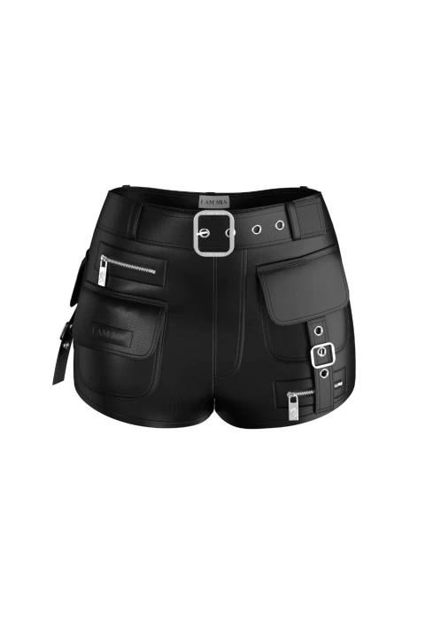short MULTIPOCKET BLACK - comprar online