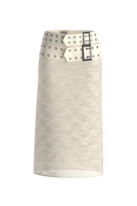 maxi skirt VEGAS CREAM
