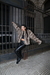 fur coat Chicago CAMEL w/ BLACK en internet