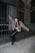fur coat Chicago CAMEL w/ BLACK en internet