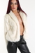 fluffly coat monaco CREAM - Iammia