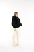 fluffly coat monaco BLACK - Iammia