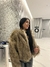 fur coat Chicago CAMEL w/ BLACK - comprar online