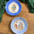 KIT 2 PRATOS DE SOBREMESA | COELHO VIAJANTE - CJ 2 AZUL - comprar online