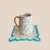 CONJUNTO CANECA E BANDEJA QUADRADA COM INICIAL PERSONALIZADA - comprar online