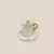 CONJUNTO 2 XÍCARAS DE PORCELANA DE CAFÉ COM CAIXA PARA PRESENTE | COLEÇÃO BORBOLETAS - comprar online