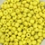 Pérola de Vidro Amarela (4mm) - 10g