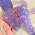 Fita Organza Flores Bordada Importada ( 38mm ) - Metro