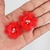 Flor Organza Coração P (3,5cm )- 2 unidades - loja online