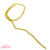 Fio De Cristal Facetado Dourado 40cm (4mm) - Unidade