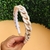 Box Tiara Boho Chic Correntinha Modelo 2 - 4 Unidades - Hexa Apliques e Fitas