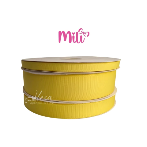 Fita Gorgurão Mili Cor 640 Lemon - comprar online