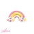 Aplique Acrílico Arco-íris Candy 5,5cm - Unidade