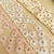 Fita Organza Flores Com Dourado Importada ( 38mm ) - Metro - comprar online