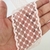 Fita Organza Importada Renda Colmeia ( 50mm ) - Metro - loja online