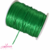 Fio de Poliéster Verde Metalizado (1mm) - 10m