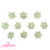 Kit Flor Verde Candy PP (2,5cm) - 10 Unidades