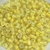 Pérola de Vidro Translucida com Massa Amarela (4mm) - 10g