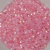 Pérola Irisada Sextavada Rosa Bebê (4mm) - 15g