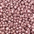 Pérola de Vidro Metalizada Rosê (4mm) - 10g