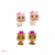 Apliques Animais Biscuit (3cm) - 4 Unidades