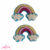 Aplique Arco Íris Lonita Glitter (5,5cm) - 2 Unidades