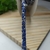 Tubo de Strass Azul e Prata - Metro
