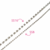 Strass de Corrente - 1 Metro - Hexa Apliques e Fitas