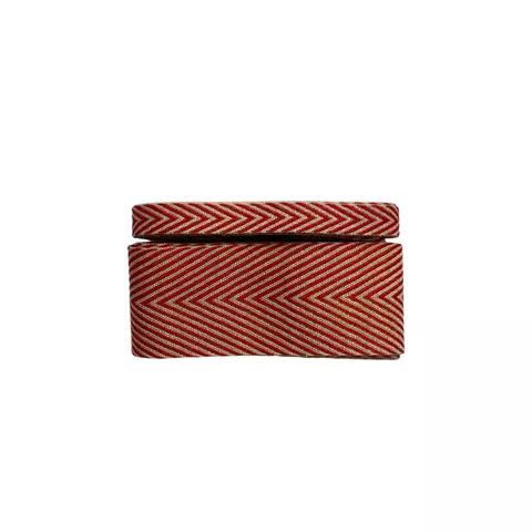 Kit Fita Sinimbu Chevron Metálica Vermelha