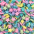Mini Aplique Biscuit Estrela Colorida - 10 Gramas